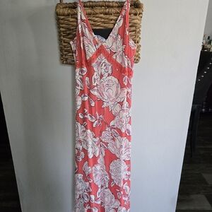 Floral Pink Maxi Dress